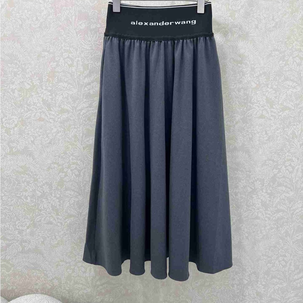 Alexander Wang Charcoal A-Line Skirt